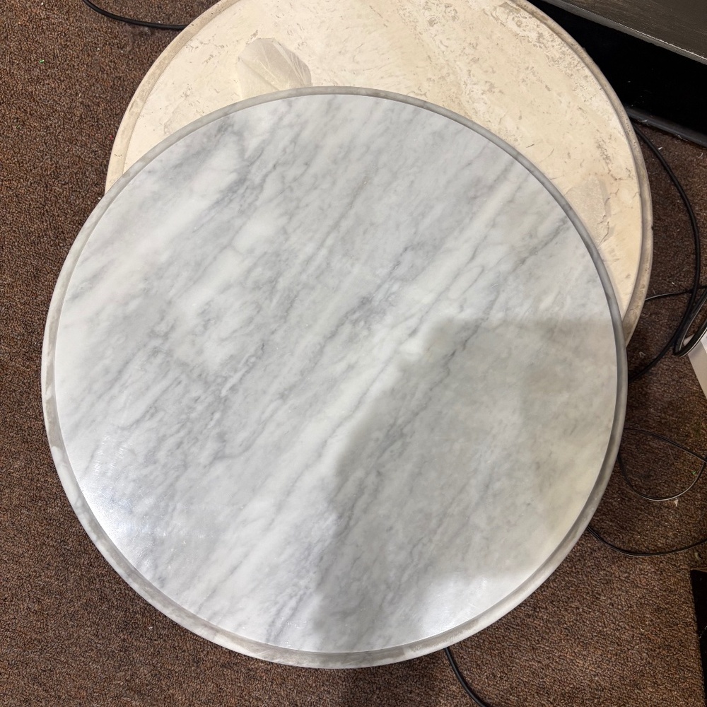 Marble table tops